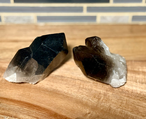 Smoky Quartz Clusters & Points– Grounding, Protection & Energy Healing