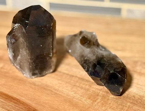 Smoky Quartz Clusters & Points– Grounding, Protection & Energy Healing