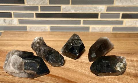 Smoky Quartz Clusters & Points– Grounding, Protection & Energy Healing