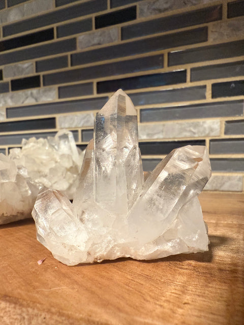 Clear Quartz Crystal Cluster| Master Healer Energy, Clarity & Amplification