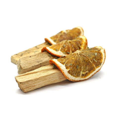 Cedar & Orange Palo Santo Pops | 3” - 4” Smudge Sticks for Cleansing, Meditation & Energy Healing - SYN - ergy