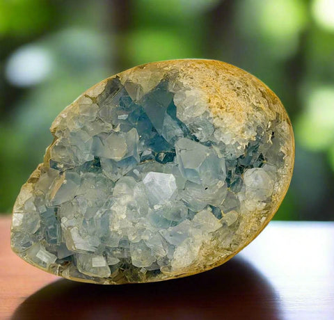 Celestite Cluster | Raw Blue Celestite Crystal-SYN-ergy