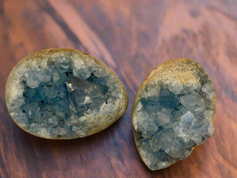 Celestite Cluster | Raw Blue Celestite Crystal-SYN-ergy