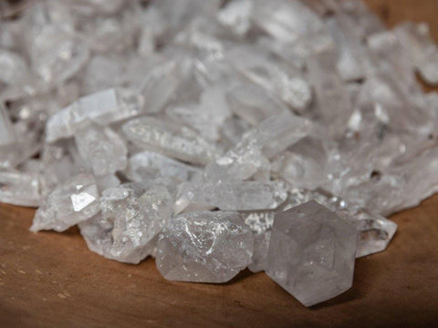 Clear Quartz Crystal Point: Polished Reiki Wand, Crown Chakra Stone - SYN - ergy