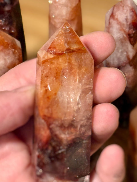 Fire Quartz Tower – Focus, Confidence & Root Chakra Healing - SYN - ergy