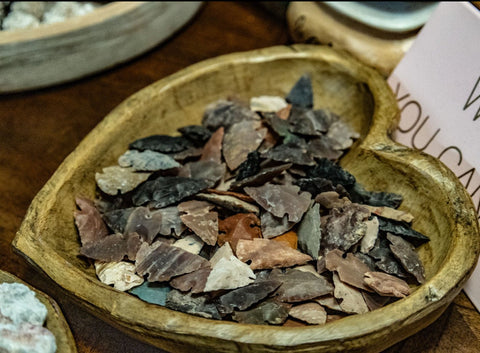 Handcrafted Stone Arrowheads – Natural Tools for Ritual, Decor & Healing - SYN - ergy