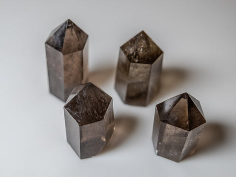 Smoky Quartz Tower – Natural Crystal for Grounding, Protection & Healing - SYN - ergy