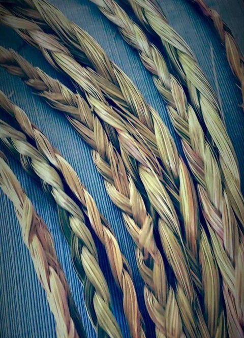 Sweetgrass Braids 20 - 25" for Smudging – Ethically Sourced & Handwoven - SYN - ergy