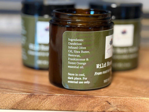 Wildcrafted Dandelion Salve: Herbal Balm for Dry Skin & Muscles - SYN - ergy