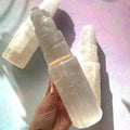 Selenite Sky Towers|High-Vibration Energy Clearing Crystals|10-12” Tall - SYN-ergy