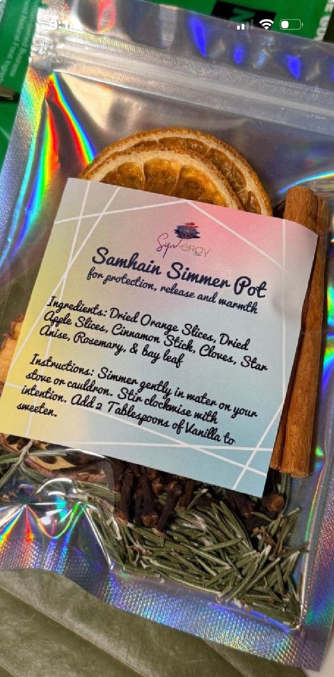 Samhain Simmer Pot | Autumn Spices, Apple, Orange & Sacred Herbs
