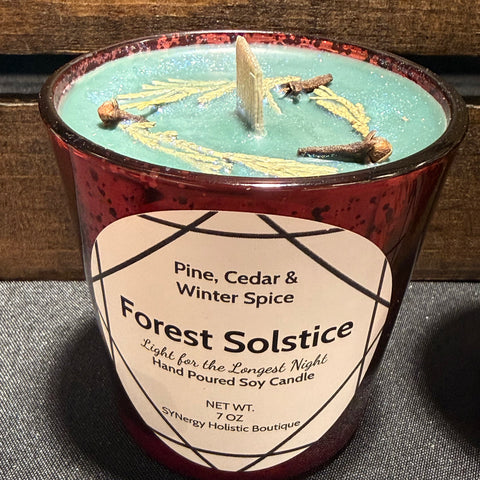 Forest Solstice Soy Candle | Pine, Cedar & Winter Spice
