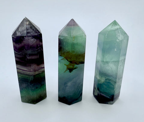 Rainbow Fluorite Tower - SYN-ergy 