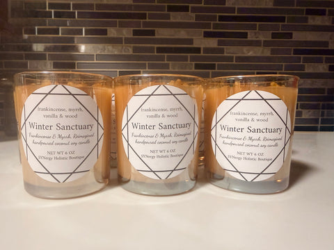 Winter Sanctuary | Frankincense, Myrrh & Sandalwood Candle