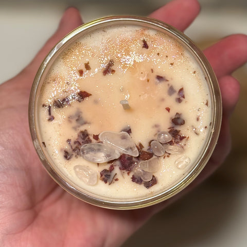 Heart Song Candle |Rose Infused Soy Candle