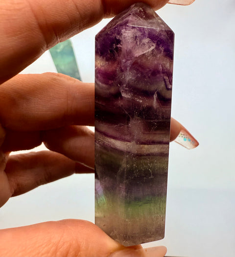 Rainbow Fluorite Tower - SYN-ergy 