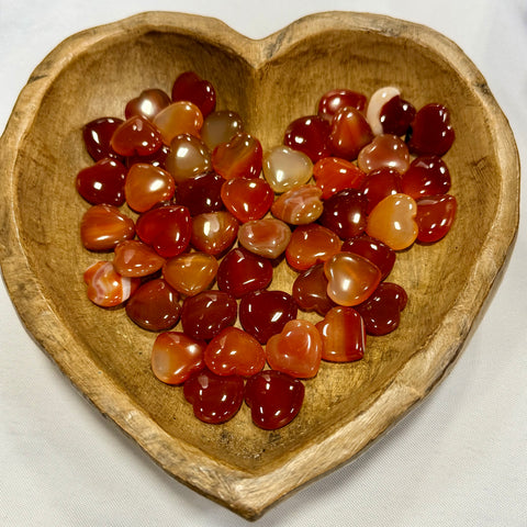 Carnelian Heart Crystal |Passion, Confidence & Creative Energy