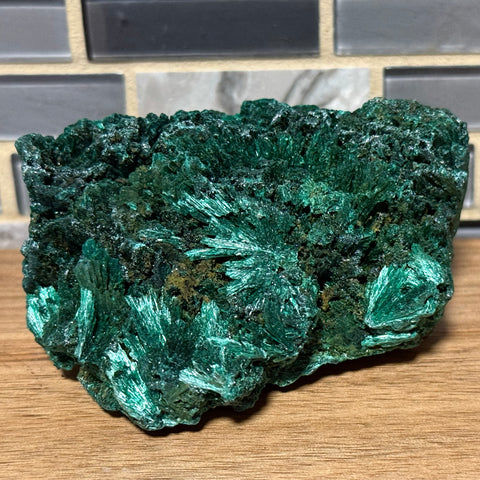 Silky Malachite Crystal|Congo Malachite Specimen for Healing & Energy Work - SYN-ergy