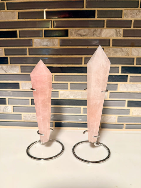 Rose Quartz Generators with Stand