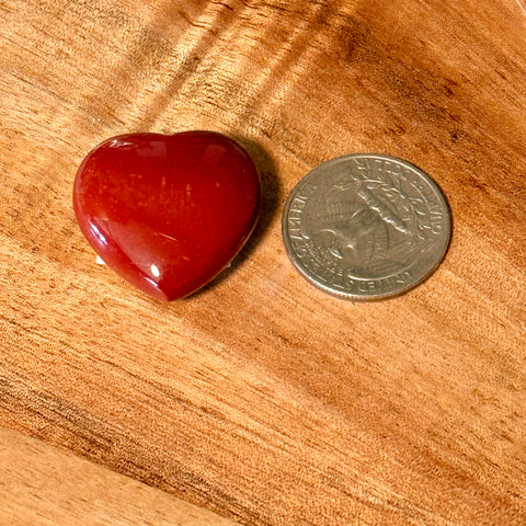 Carnelian Heart Crystal |Passion, Confidence & Creative Energy - SYN-ergy