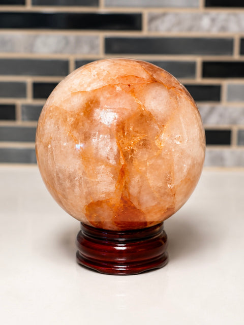 Fire Quartz Spheres