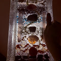 Chakra Alignment Sacred Altar | Layered Botanical Resin Art with Crystals - SYN-ergy