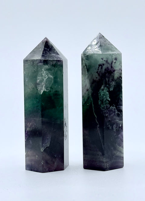 Rainbow Fluorite Tower - SYN-ergy 