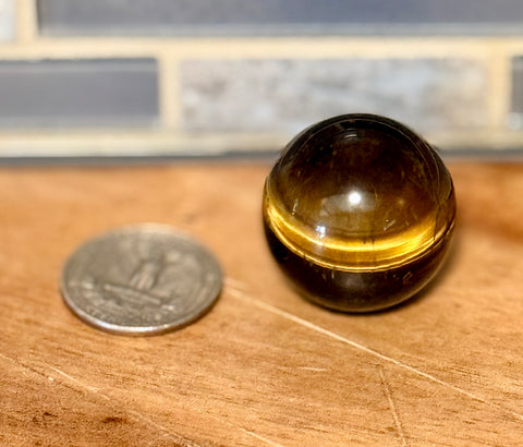 Red Tiger’s Eye and Golden Tiger’s Eye Crystal Spheres