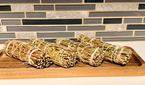 Ruda (Rue) Smudge Stick – Protection, Cleansing & Chakra Alignment | Witchy Metaphysical Herb