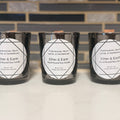 Ether & Earth Candle | Vanilla, Frankincense, Myrrh & Sandalwood | Amethyst + Botanical Infused - SYN-ergy