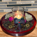 Angel of Light Altar Pyrite, Rose Quartz & Frankincense - SYN-ergy