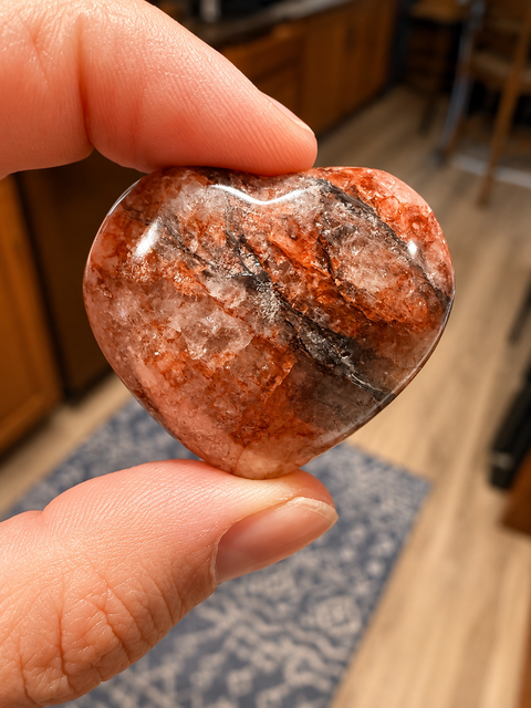 Fire Quartz Hearts