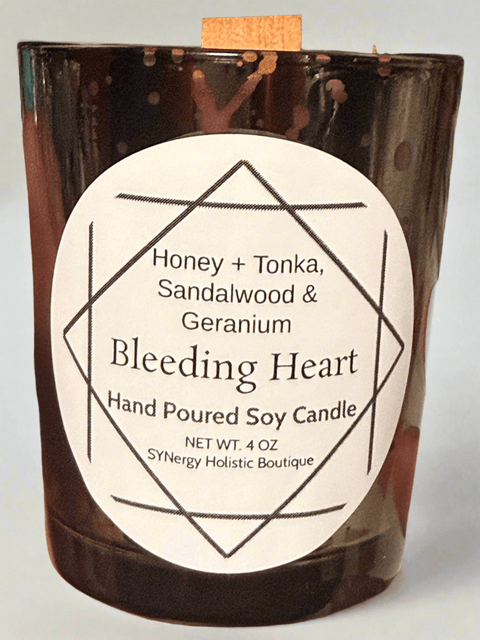 Bleeding Heart Candle|Honey, Tonka, Sandalwood & Geranium - SYN - ergy