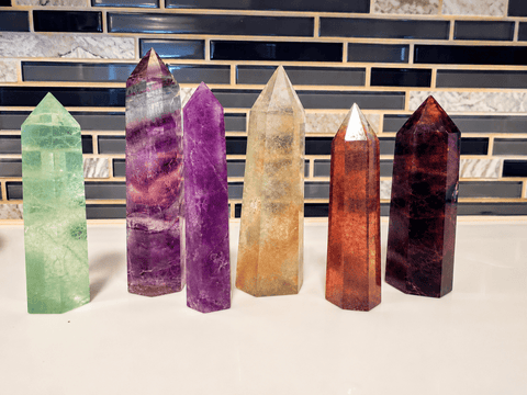 Candy Fluorite Stone Tower - SYN-ergy