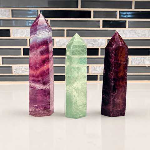 Candy Fluorite Stone Tower - SYN-ergy