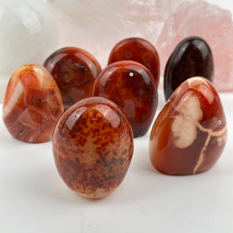 Carnelian Crystal Polished Cut Base|Confidence, Motivation & Creative Energy Stone - SYN - ergy