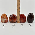 Carnelian Crystal Polished Cut Base|Confidence, Motivation & Creative Energy Stone - SYN - ergy