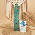 Chrysocolla with Azurite Tower (8.5”) |High - Vibration Healing Crystal| Exact Piece Shown - SYN - ergy
