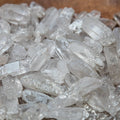 Clear Quartz Crystal Point | Energy Amplifier | Crown Chakra Stone | Raw Polished Quartz Wand | Reiki & Meditation Tool - SYN - ergy