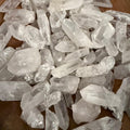 Clear Quartz Crystal Point | Energy Amplifier | Crown Chakra Stone | Raw Polished Quartz Wand | Reiki & Meditation Tool - SYN - ergy