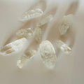 Clear Quartz Crystal Point: Polished Reiki Wand, Crown Chakra Stone - SYN - ergy