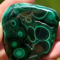 Congo Malachite Polished Stone|Deep Swirls & Vibrant Green - SYN - ergy
