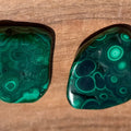 Congo Malachite Polished Stone|Deep Swirls & Vibrant Green - SYN - ergy