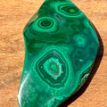 Congo Malachite Polished Stone|Deep Swirls & Vibrant Green - SYN - ergy