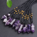 Crystal Pendent Necklaces|Double Terminated & Polished Stones - SYN - ergy