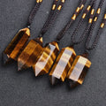 Crystal Pendent Necklaces|Double Terminated & Polished Stones - SYN - ergy