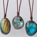 Crystal Pendent Necklaces|Double Terminated & Polished Stones - SYN - ergy