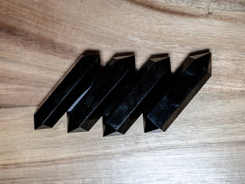 Double terminated Obsidian - SYN - ergy