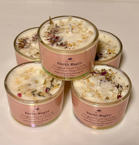 Earth Magic Artisan Ritual Candle - SYN-ergy