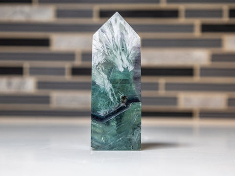 Feather Fluorite Towers – Rare Crystal for Clarity, Intuition & Energy Alignment - SYN - ergy
